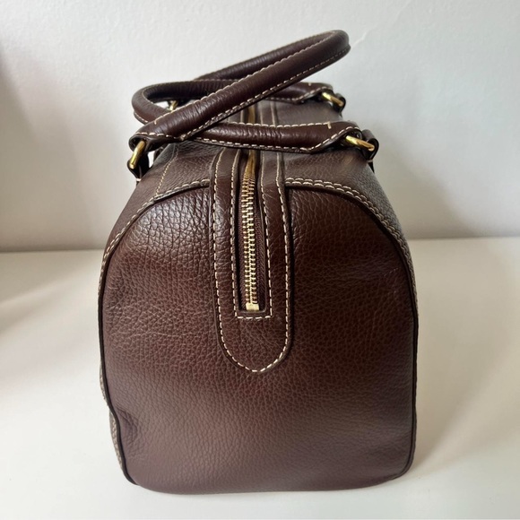Lauren by Ralph Lauren Brown Leather Boston Bag - Great Condition - Picture 4 of 10